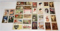 Early1900 Victorian Valentine Postcard Collection