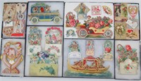 28-Victorian Fold-Out Cards & Postcard Collection