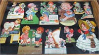 Collection of (11) Vintage Mechanical Valentines
