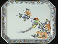 HAND PAINTED FRENCH TIFFANY & CO. PORCELAIN TRAY