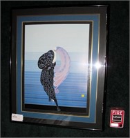 30" x 22" Erte' Circle Gallery print, "Beauty and