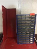 Small Metal Parts Bin & Long Tool Box