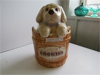 Cookie Jar Treasure Craft Puppy  as/is