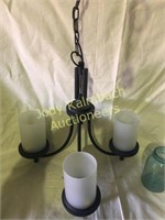 Nice candle style chandelier heavy light fixture