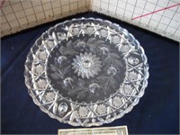Beautiful Leaded, footed Platter