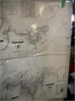 Laminated map of Inks lake