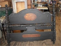 Wooden full size bed