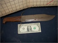 Large wood handle Knife