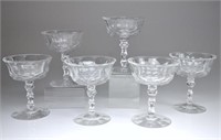 TWELVE ROYAL TARA WATERFORD CHAMPAGNE GLASSES