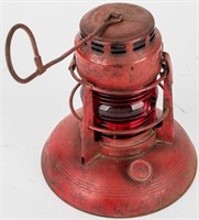 Dietz No 40 Railroad Lantern Red Globe