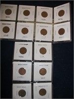 Lot of Wheat pennies