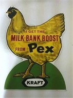 SST dicute, embossed, chicken sign