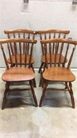 4 VILAS MAPLE CHAIRS