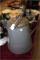 Large Enamel Coffee Pot