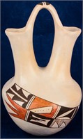 Early Mata Ortiz Polychrome Wedding Vase Signed