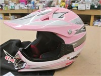 Can V Size M Pink Motocross Helmet