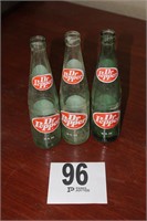 3-Dr Pepper bottles