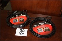 2- 15' Master Lock cables
