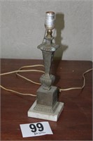 Brass/marble lamp