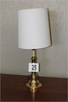 34" brass lamp
