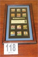 Limited edition 1996 Summer Olympics framed pins