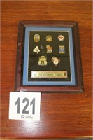 Limited edition 1996 Summer Olympics framed pins