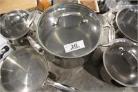 Tivola 6 Pots With Lids & 1 Frying Pan No Lid