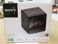 Sony FM/AM Clock Radio ~ Black