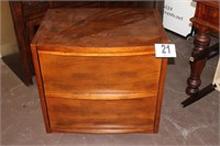 2-drawer wooden file cabinet 30" x 27"
