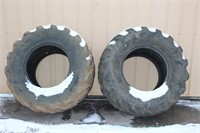 Two Large Tires