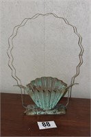 Vintage Cemetary flower basket