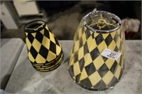 2 Large & 5 Small Lamp Shades