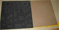 (4) Boxes of 24" x 24" carpet squares and some