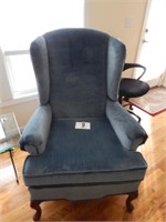 VELVET WING BACK CHAIR BEST CHAIRS INC.