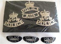 NSW Police QC skeleton obsolete badges