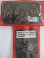 WW11 Civil Construction Corps badges (4)