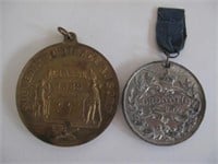 French Army 19thC Conscript Draw Medal no 27