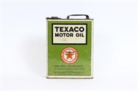Early Texaco 1 Gallon Oil Can
