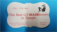 A- BEST LIL HAIRHOUSE GIFT CERTIFICATE