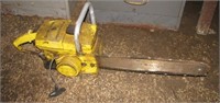McCulloch Mack 10-10 gas chain saw with 16" bar.