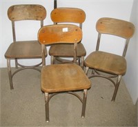 (4) Norcor child's chairs.