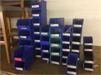 Qty Assorted Parts Bins - Approx 40