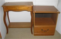 Single drawer night stand and single drawer small