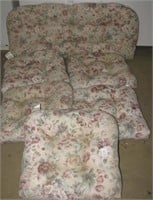 Set of (6) Floral set cushions.