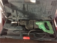 HD Hitachi Recipricating Saw With Case