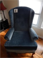 VELVET WING BACK CHAIR BEST CHAIRS INC.