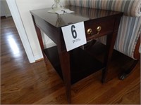 MERSMAN END TABLE  ONE DRAWER 16 X 23 X 24