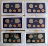 Four RAM 1983 proof coin sets with