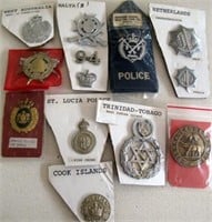 World Police cap badges includes Malta