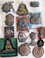 Vintage bullion thread patches includes